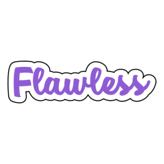 Flawless Sticker (Lavender)
